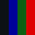 Black, Blue, Green and Red