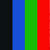 Black, Blue, Green and Red