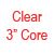 Clear - 3" Core