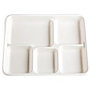 Cambro Penny-Saver Yellow Co-Polymer Compartment Cafeteria Tray - 14L x  10W