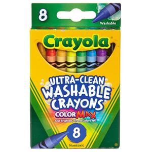 Ultra Clean Washable Large Crayons, Bulk School Supplies, 12 Packs of 16  Count