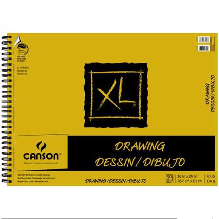 Canson XL Drawing Pad - 18 x 24 Inches