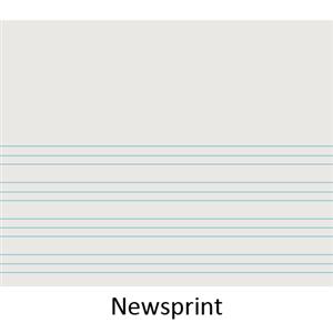 Blank Newsprint Paper