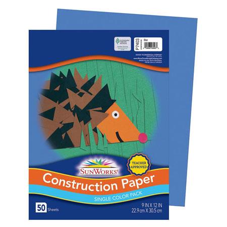 100 Sheets 18 x 24 SunWorks Construction Paper Holiday Green 