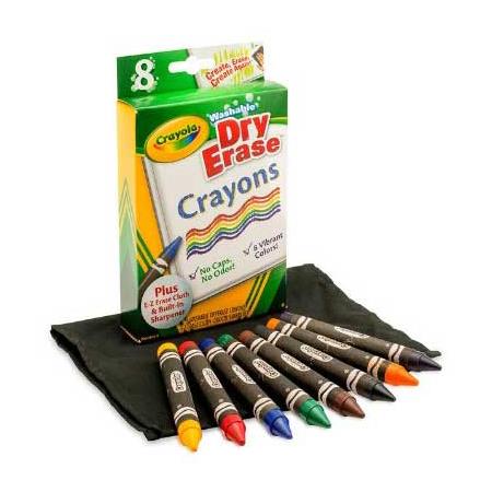 Crayola® Washable Dry-Erase Fine-Line Markers - Set of 12