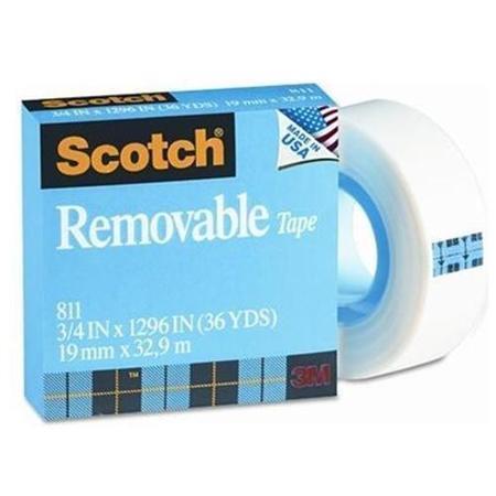 3M Scotch Magic Tape Removable 811