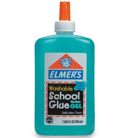 Elmers School Glue, Washable, No Run, Gel, School Supplies
